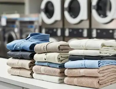 Tan Folded Laundry